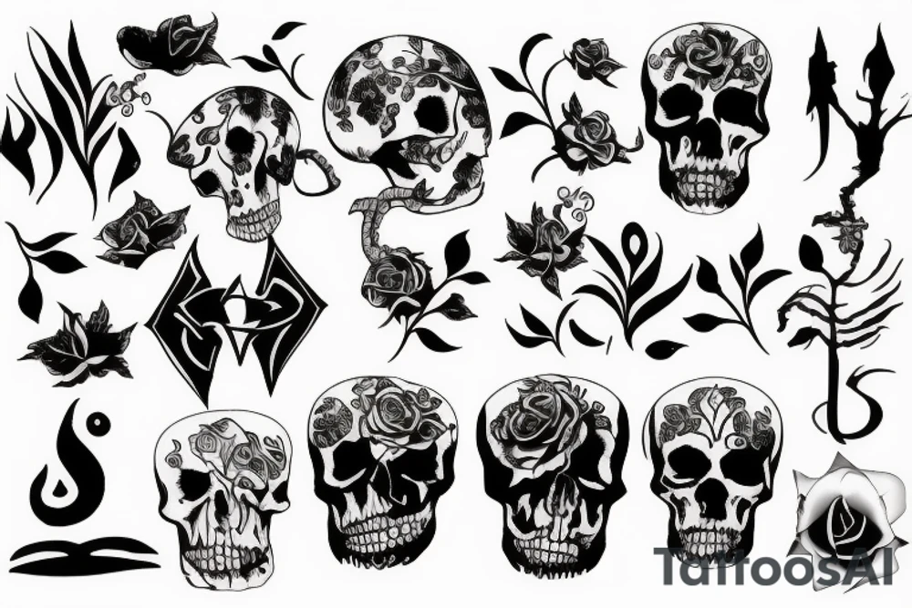 Life and Death tattoo idea