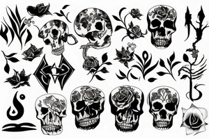 Life and Death tattoo idea