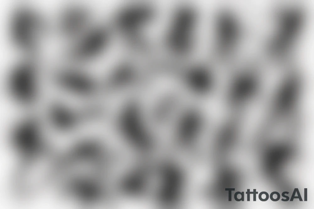 Abstraction on a falling man remembering life tattoo idea