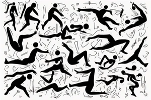 falling man tattoo idea
