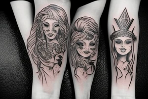 Three Sisters of fate tattoo idea