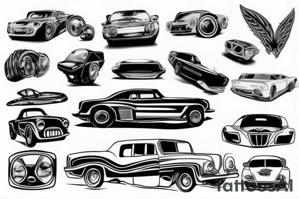 a car tattoo idea