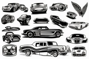 a car tattoo idea