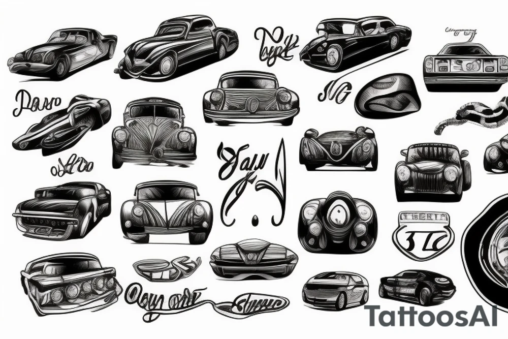 a car tattoo idea