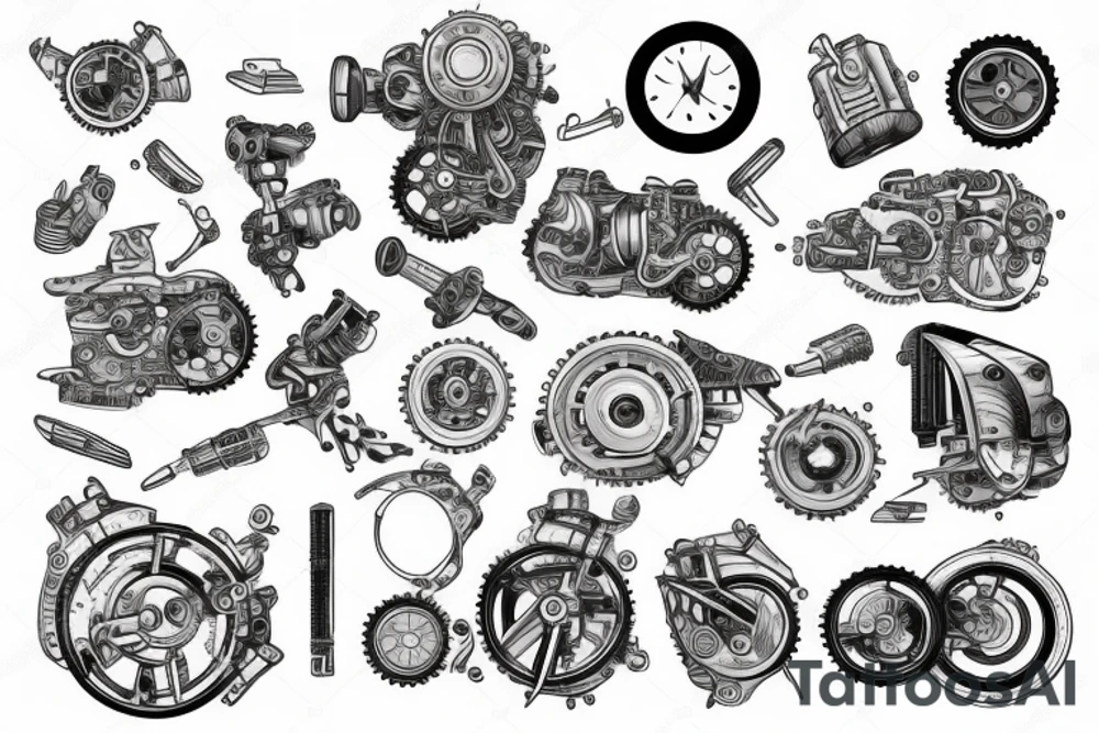 mechanical engineer tattoo idea