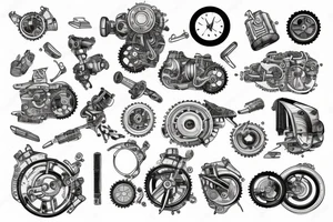mechanical engineer tattoo idea