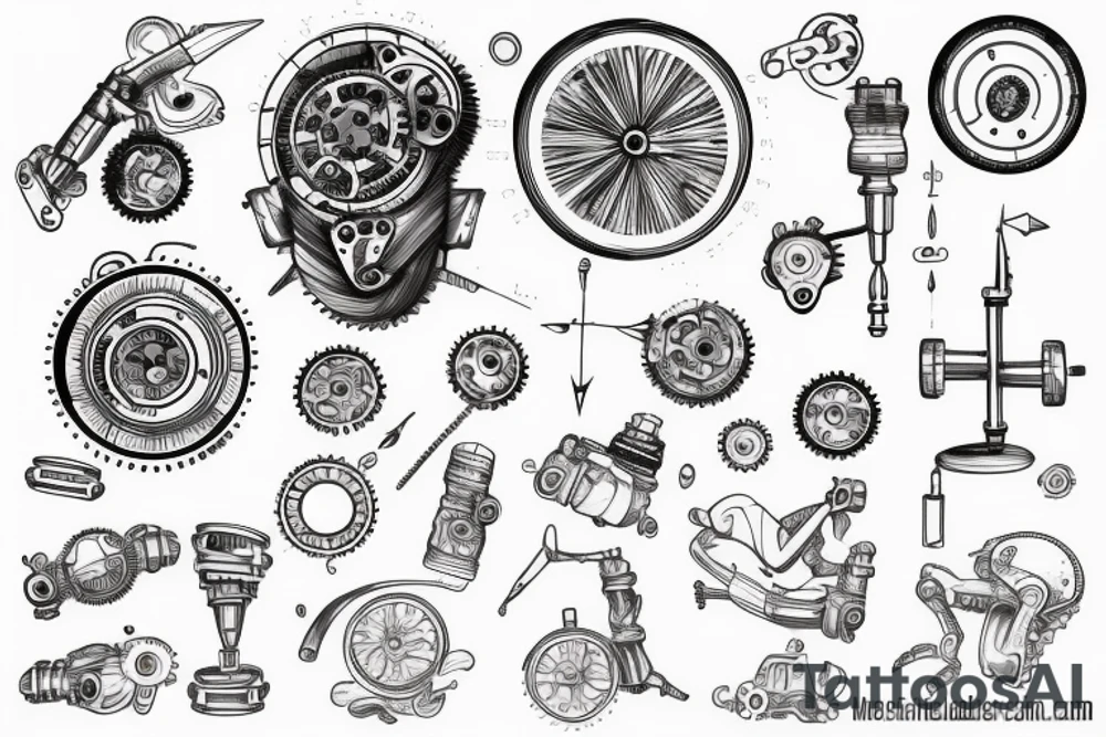 mechanical engineer tattoo idea