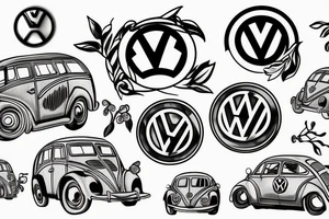 volkswagen tattoo idea