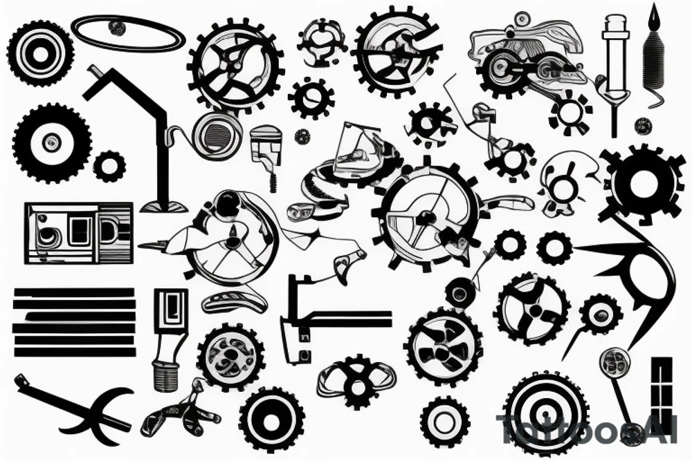 mechanical engineer tattoo idea