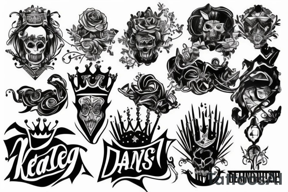 King leader dangerous tattoo idea