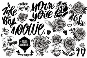 You are a role model. Be a role model tattoo idea