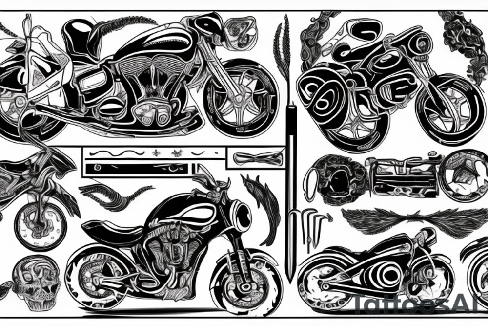 Biker tattoo idea