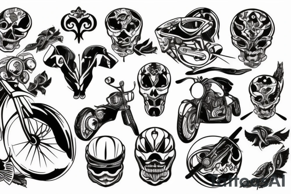 Biker tattoo idea