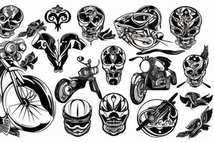 Biker tattoo idea