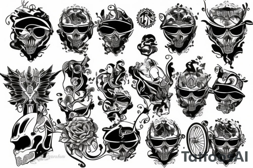 Biker tattoo idea