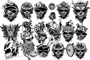 Biker tattoo idea