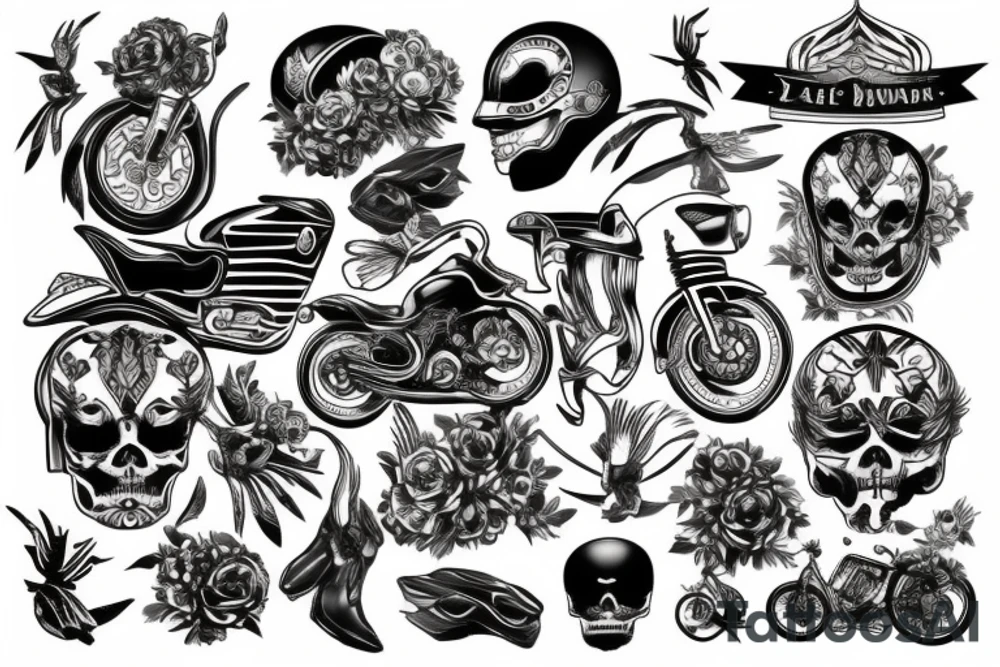 Biker tattoo idea