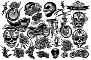 Biker tattoo idea