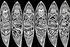 alpha shark tattoo idea
