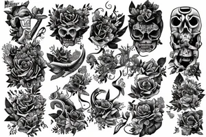 Money and minning tattoo idea