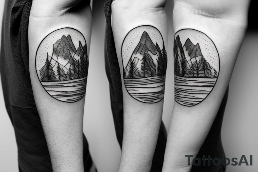 Mountain bike tattoo idea