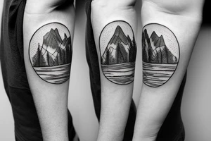 Mountain bike tattoo idea