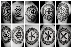nordic rune symbols tattoo idea