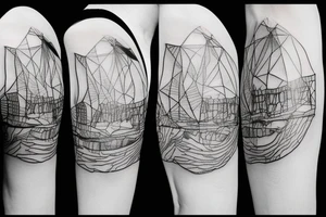 Mountain bicycle tattoo idea