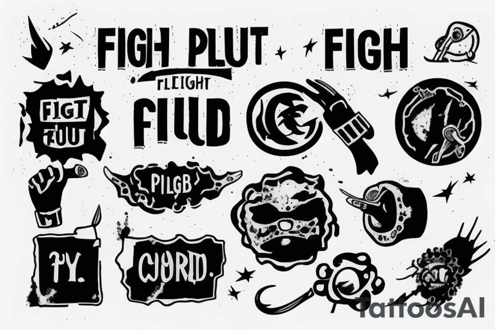 fight club tattoo tattoo idea