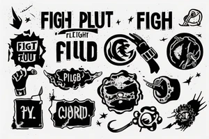 fight club tattoo tattoo idea