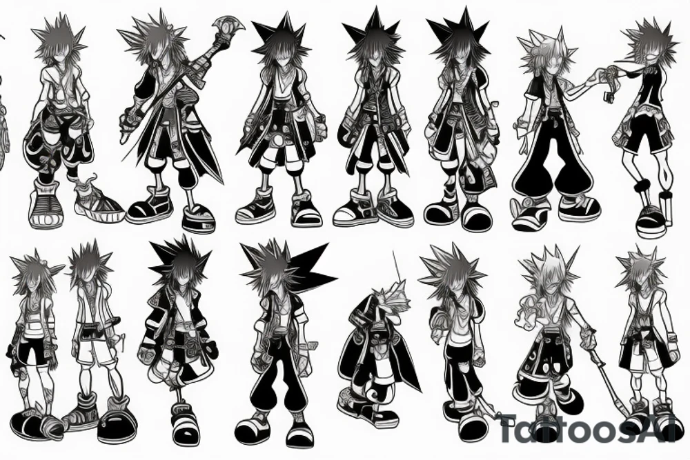 Kingdom hearts tattoo idea