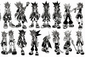Kingdom hearts tattoo idea