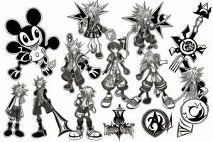 Kingdom hearts tattoo idea