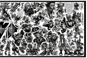 Kingdom hearts game tattoo idea
