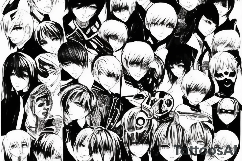 Tokyo Ghoul tattoo idea