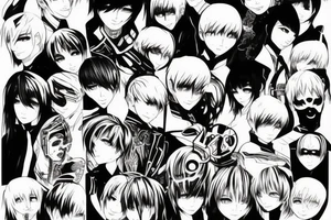 Tokyo Ghoul tattoo idea