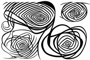 Self love design. around 4 to 5 inches. Symbolising freedom and self realisation. Simple line design. Fibonacci. Geometry. tattoo idea