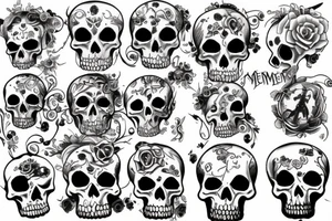 Memento Mori tattoo idea