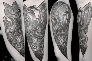 running horse tattoo idea