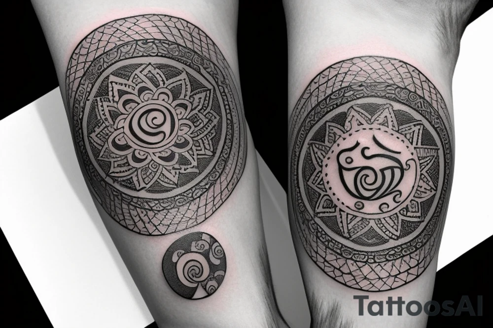 Watch + KARMA + OM + Travellers tattoo tattoo idea