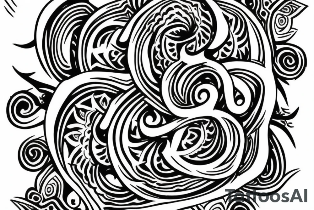 Karma + OM tatto tattoo idea