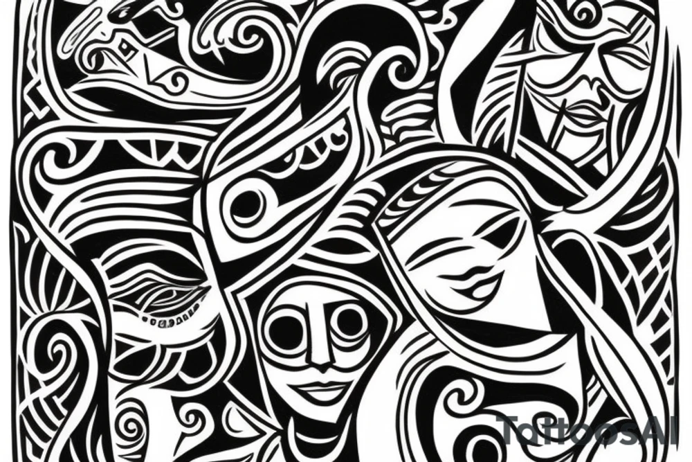 tribal tattoo idea