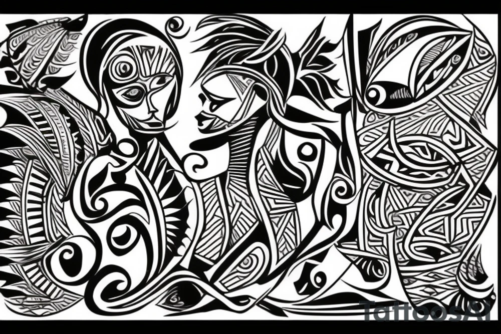 tribal tattoo idea