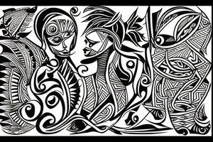 tribal tattoo idea