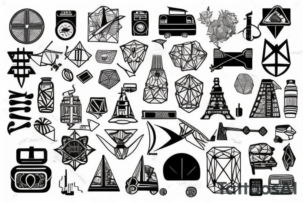 travel tattoo idea