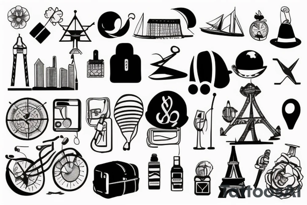 travel tattoo idea