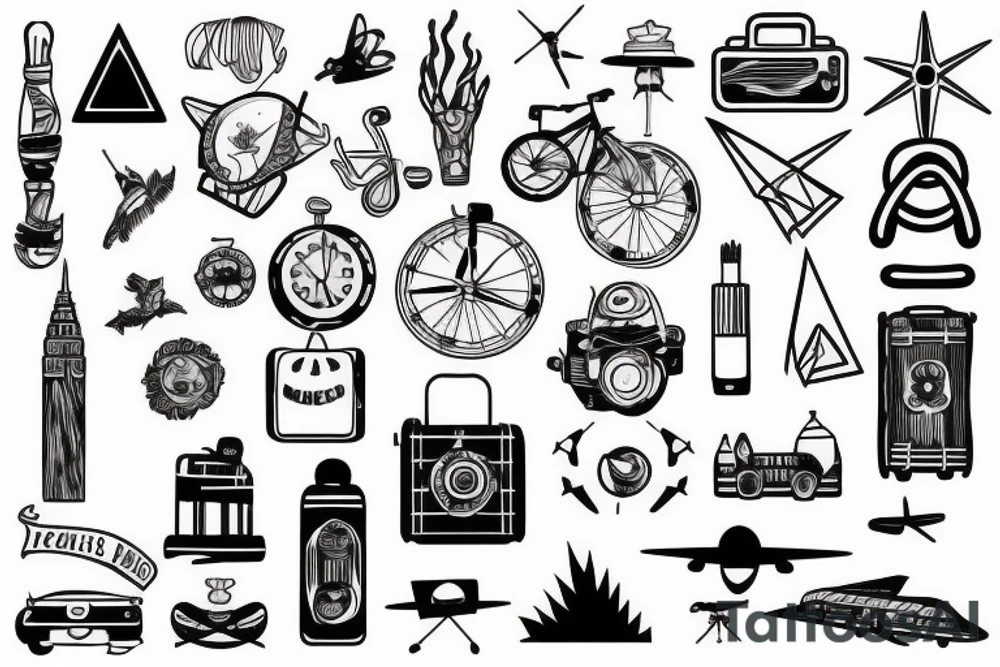 travel tattoo idea