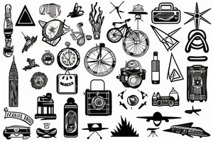 travel tattoo idea