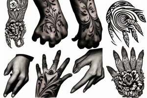 Hand tattoo tattoo idea