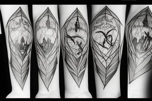 harry potter and the 
deathly hallows tattoo idea